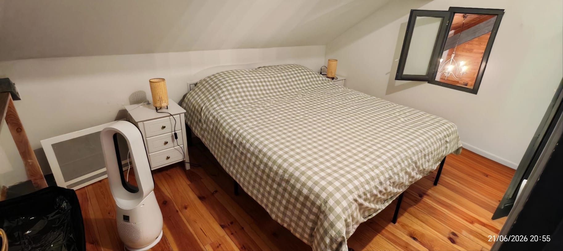 Chambre mansardée du Chalet de Pierrefonds